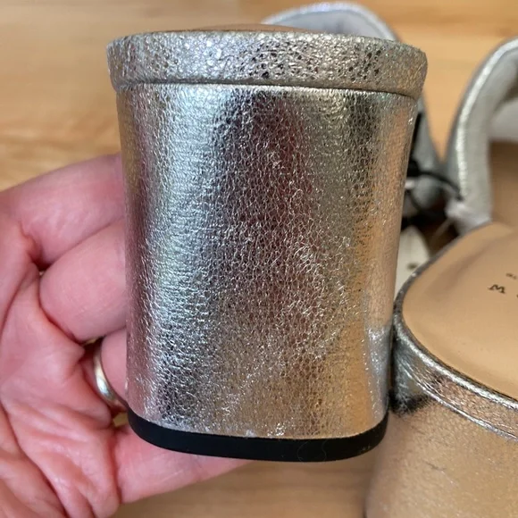 A New Day silver quilted slide with 3 inch heel - Picture 3 of 10